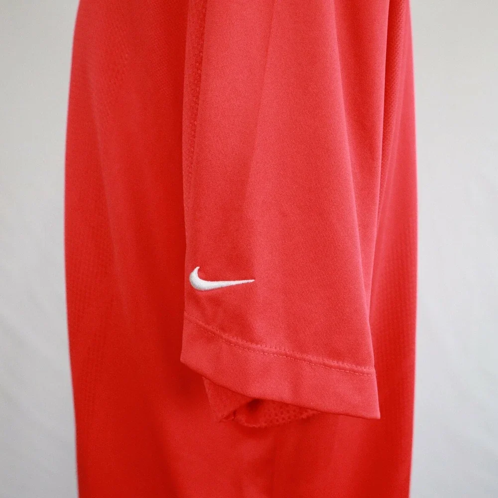 Nike Golf Polo Shirt Mens XL Dri-Fit Tour Performance Red Short‎ Sleeve
